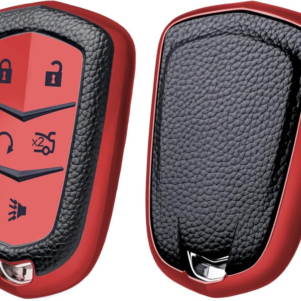 Key Fob Cover for Cadillac, Key Fob Case for 2015-2019 Cadillac Escalade CTS SRX